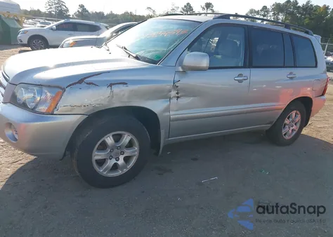 2003 Toyota Highlander V6 from USA, damaged, VIN JTEGF21A230117191
